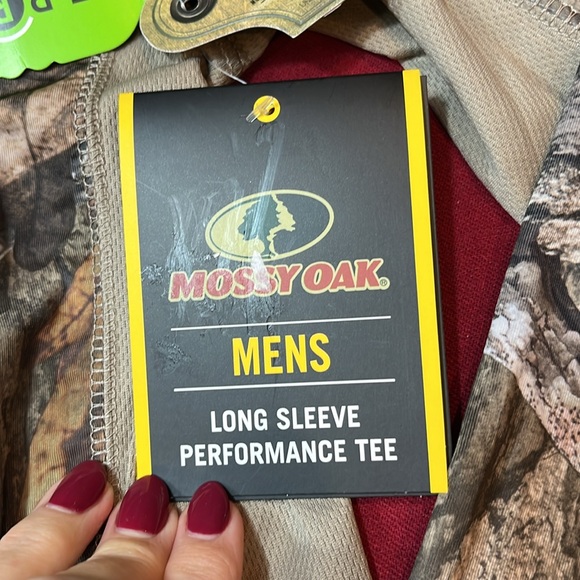 NEW L Mossy Oak Country DNA Long Slv Tee CAMO shirt scent ctrl UPF 30 wicking L - Picture 6 of 16